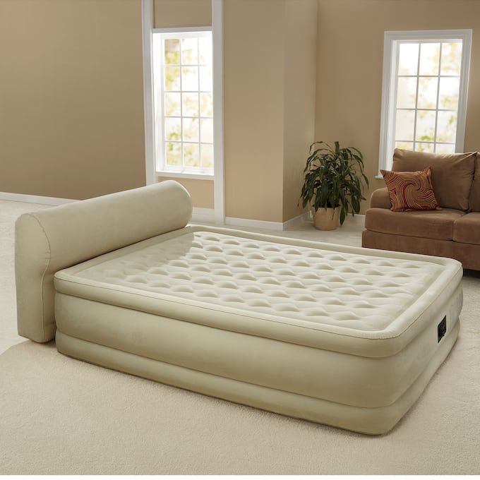 air mattress with headboard
